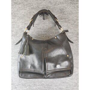 Dooney and Bourke Brown Leather 14.5 x 5 x 11.25